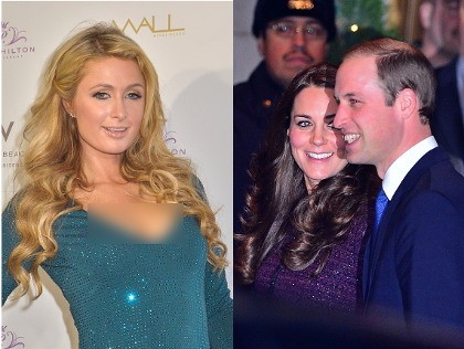 Paris Hilton Seksi Pamer Belahan Dada, William dan Kate Kunjungi New York