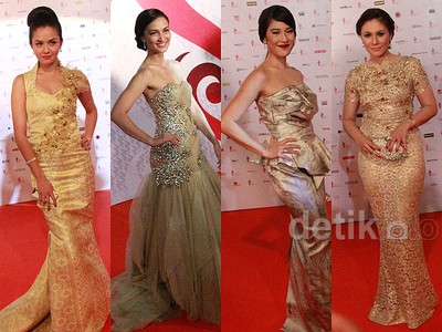Gorgeous... Keanggunan Para Aktris di FFI 2014