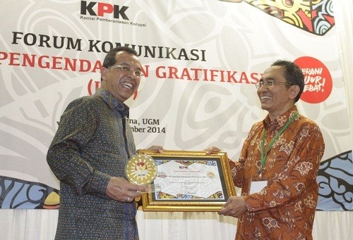Garuda Indonesia Raih Penghargaan BUMN dengan Unit Pengendalian Gratifikasi Terbaik 2014