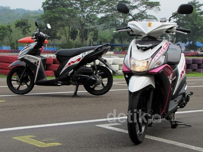 Test Ride Yamaha Mio Blue Core