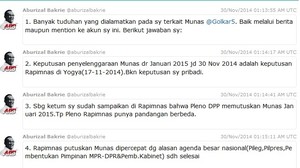 Ical Optimistis Kemenkum Akan Sahkan Hasil Munas Bali