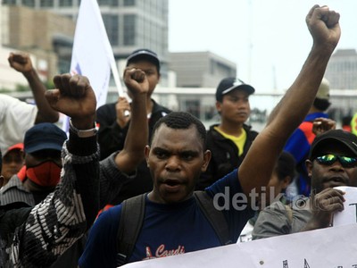 Aksi Solidaritas Penembakan Warga Papua