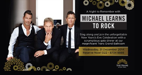 MLTR, Gala Dinner & Pesta Kembang Api di Malam Tahun Baru Trans Luxury Hotel Bandung