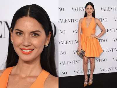 Pretty in Orange, Olivia Munn