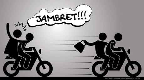 Di Mana Lokasi yang Paling Sering Terjadi Penjambretan? Ini Datanya