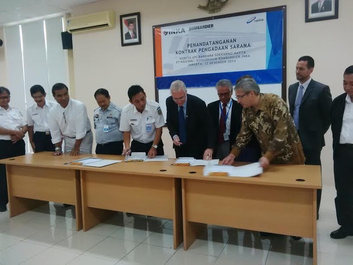 Kereta Bandara Soetta Rakitan Madiun Bermesin Kanada Senilai Rp 865 Miliar