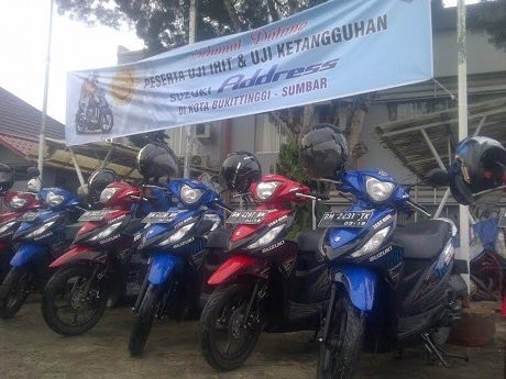 Rute Pekanbaru-Padang Suzuki Address Tidak Perlu Isi Bensin