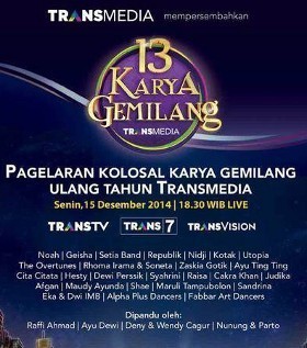 Isi 13 Karya Gemilang Transmedia, Charly Setia Band Pamer Rambut Baru