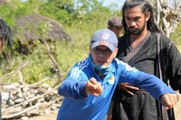 Diproduksi oleh Miles Productions, film 'Pendekar Tongkat Emas' mendatangkan action choreographer asal China, Xinxin Xiong. Yang juga berperan sebagai stuntman Jet Lee di film 'Once Upon a Time in China'. (Dok Miles Production)