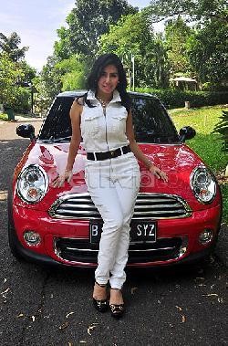 Mini Cooper Pedangdut yang Ditilang Polisi di Tol Cawang Pakai Nopol Palsu
