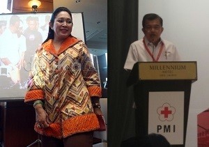 JK dan Titiek Soeharto Tiba di Munas XX PMI