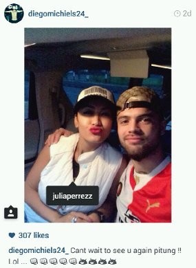 Ciee... Diego Michiels Kangen Jupe