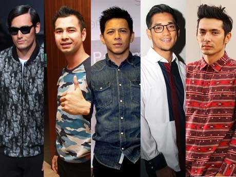 10 Selebriti Pria Paling Hot 2014