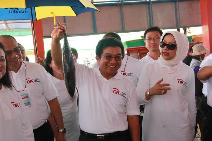 Blusukan ke Pelelangan Ikan, Muliaman: Saya kan Orang Kampung, Sudah Biasa
