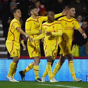 Sterling Dua Gol, Liverpool Bekap Bournemouth 3-1 untuk Maju ke Semifinal
