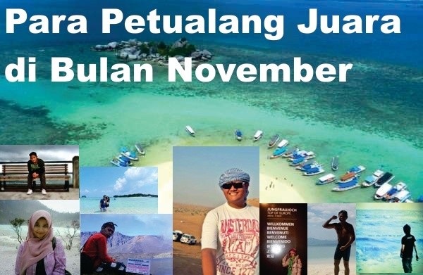 Para Petualang Juara di Bulan November
