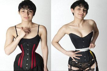 Diet Terlalu Mainstream, Kobke Kecilkan Pinggang dengan Korset