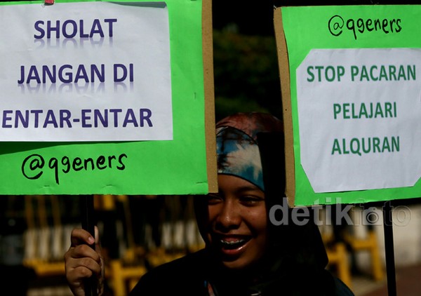 Aksi Mengajak Mengaji dan Beribadah