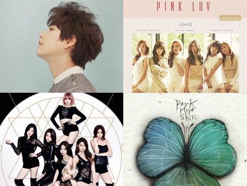 Kyuhyun, AOA dan A Pink Masih Eksis di Chart