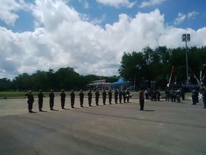 Hari Natal, Menhan Tinjau Pengamanan di Perbatasan RI-Timor Leste