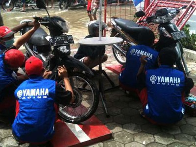 Servis Yamaha di Daerah Bencana