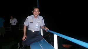 Saat Menteri Jonan Bersantai di KMP Mutis dari Gilimanuk ke Ketapang