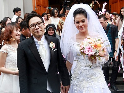 Just Married! Foto-foto Pernikahan Gracia Indri dan David NOAH