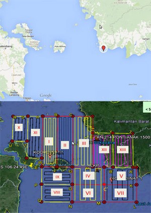 Ini Lokasi Temuan Serpihan dan Zona yang Dilaporkan Ada Suara Dentuman