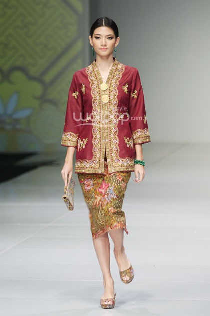 Ghea Panggabean Peranakan Show. Bazaar Fashion Festival 2014 at Jakarta Convention Center. Senayan. Jakarta. [Foto: Mohammad Abduh/Wolipop]