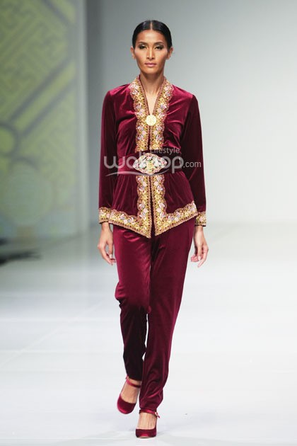 Ghea Panggabean Peranakan Show. Bazaar Fashion Festival 2014 at Jakarta Convention Center. Senayan. Jakarta. [Foto: Mohammad Abduh/Wolipop]