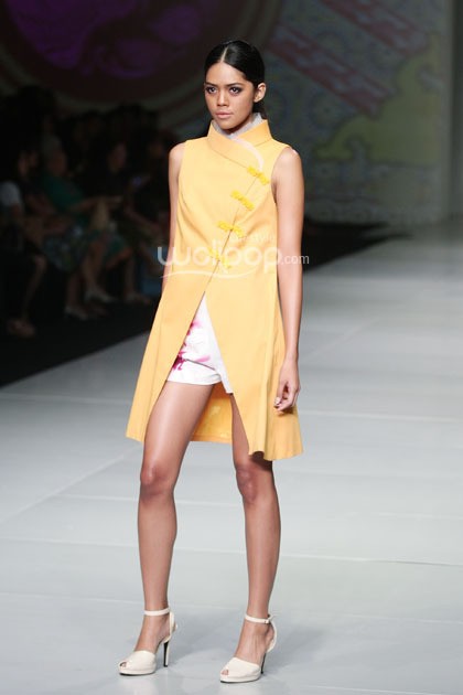 Adrianto Halim Peranakan Show. Bazaar Fashion Festival 2014 at Jakarta Convention Center. Senayan. Jakarta. [Foto: Mohammad Abduh/Wolipop]