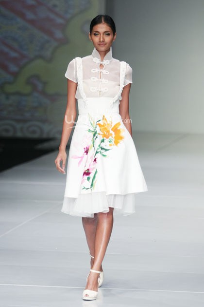 Adrianto Halim Peranakan Show. Bazaar Fashion Festival 2014 at Jakarta Convention Center. Senayan. Jakarta. [Foto: Mohammad Abduh/Wolipop]