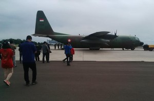 Cuaca Buruk, Hercules yang Angkut Penyelam ke Pangkalan Bun Kembali ke Halim