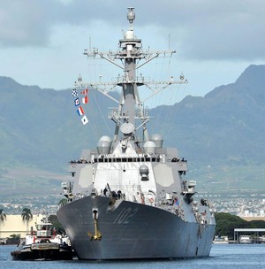 USS Fort Worth dan USS Sampson Sudah Diizinkan Merapat ke TKP Pesawat