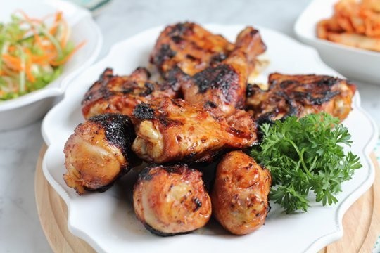 Racik Ayam Bumbu BBQ Korea yang Pedas Gurih