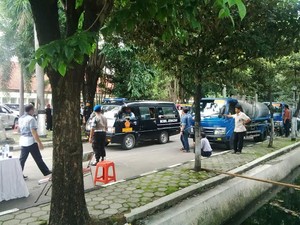 Empat Jenazah Tiba di RS Bhayangkara Polda Jatim