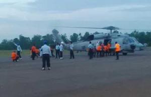 4 Kantong Jenazah Lagi Diturunkan dari Heli AS di Pangkalan Bun