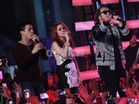 NOAH, Geisha dan Nidji tampil berkolaborasi. Pool/Gus Mun/detikFoto.