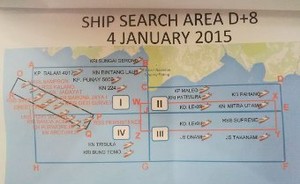 2 Kapal Jepang Bergerak di Sektor II Cari AirAsia, Ini Formasi Lengkapnya