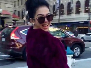 Syahrini: Salam Tak Tok Tak Tok Seperti Itu dari San Francisco!
