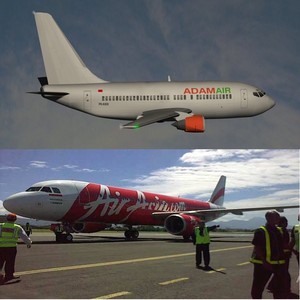 Perbandingan Pencarian Kotak Hitam Adam Air KI574 dan AirAsia QZ8501
