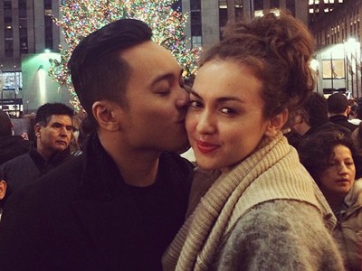 Love is in the Air... Rianti Cartwright dan Suami Mesra di New York