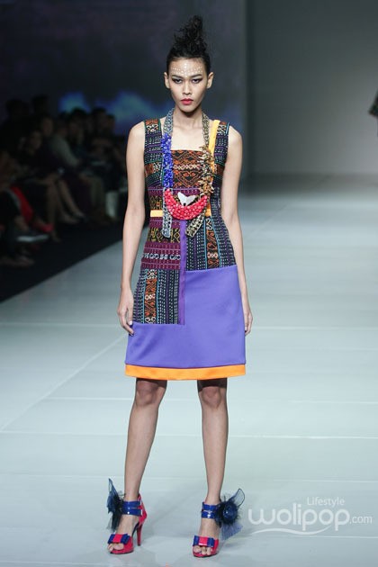 Kanaya Tabitha Gloaming. Bazaar Fashion Festival 2014 at Jakarta Convention Center. Senayan. Jakarta. [Foto: Mohammad Abduh/Wolipop]