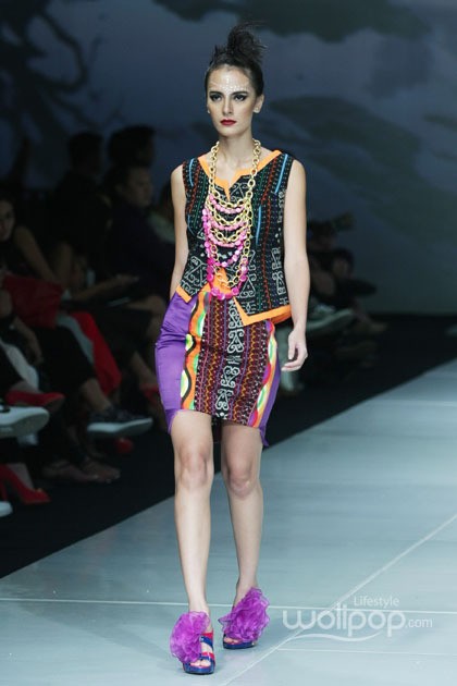 Kanaya Tabitha Gloaming. Bazaar Fashion Festival 2014 at Jakarta Convention Center. Senayan. Jakarta. [Foto: Mohammad Abduh/Wolipop]