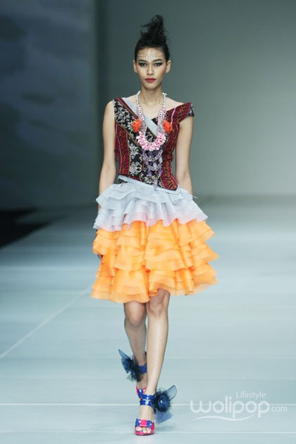 Kanaya Tabitha Gloaming. Bazaar Fashion Festival 2014 at Jakarta Convention Center. Senayan. Jakarta. [Foto: Mohammad Abduh/Wolipop]