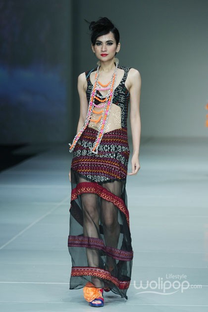 Kanaya Tabitha Gloaming. Bazaar Fashion Festival 2014 at Jakarta Convention Center. Senayan. Jakarta. [Foto: Mohammad Abduh/Wolipop]