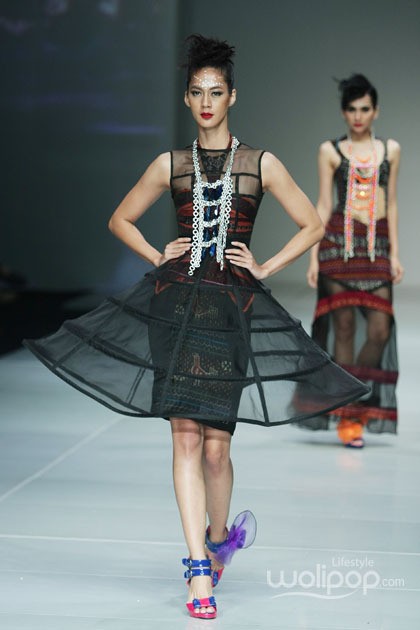 Kanaya Tabitha Gloaming. Bazaar Fashion Festival 2014 at Jakarta Convention Center. Senayan. Jakarta. [Foto: Mohammad Abduh/Wolipop]