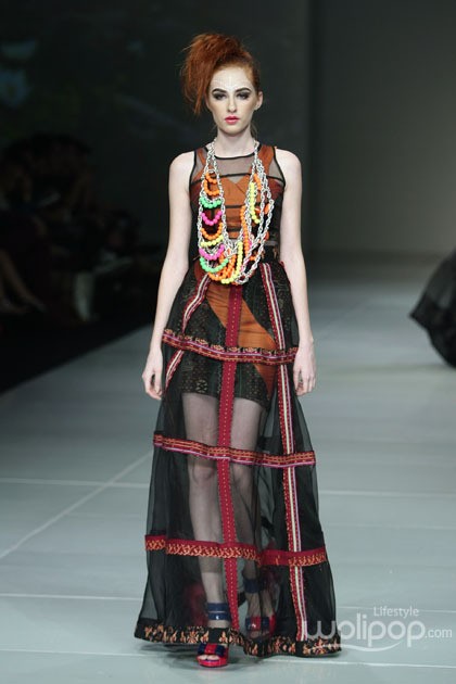 Kanaya Tabitha Gloaming. Bazaar Fashion Festival 2014 at Jakarta Convention Center. Senayan. Jakarta. [Foto: Mohammad Abduh/Wolipop]