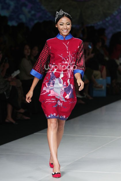 Yongki Budisutisna Peranakan Show. Bazaar Fashion Festival 2014 at Jakarta Convention Center. Jakarta. [Foto: Mohammad Abduh/Wolipop]