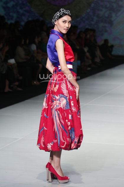 Yongki Budisutisna Peranakan Show. Bazaar Fashion Festival 2014 at Jakarta Convention Center. Jakarta. [Foto: Mohammad Abduh/Wolipop]